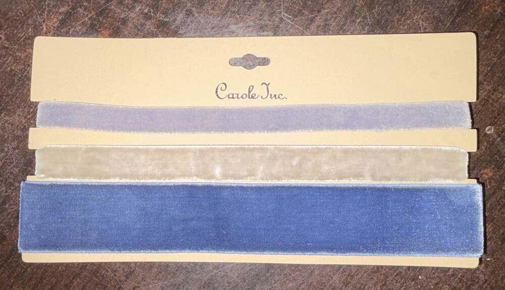 Carole Inc. Velvet Choker Set Size One Size